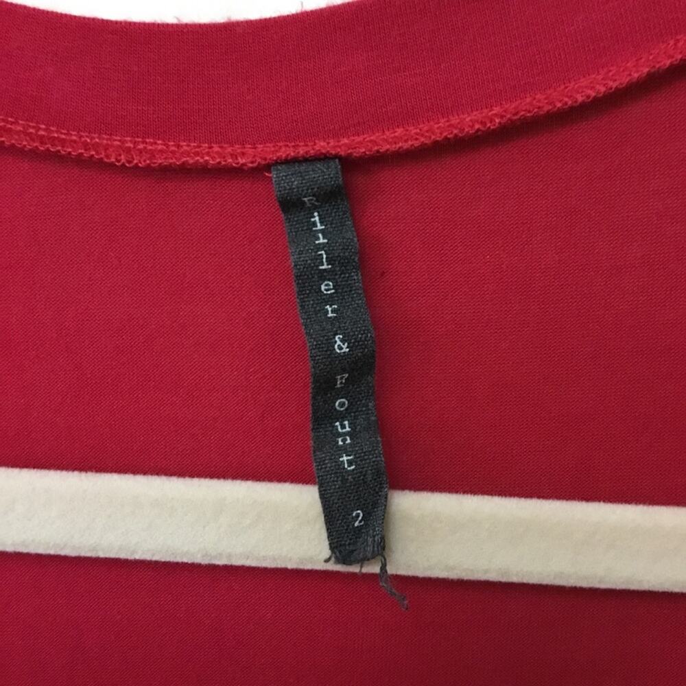 Riller & Fount Red Long Sleeve Top - Picture 3 of 12